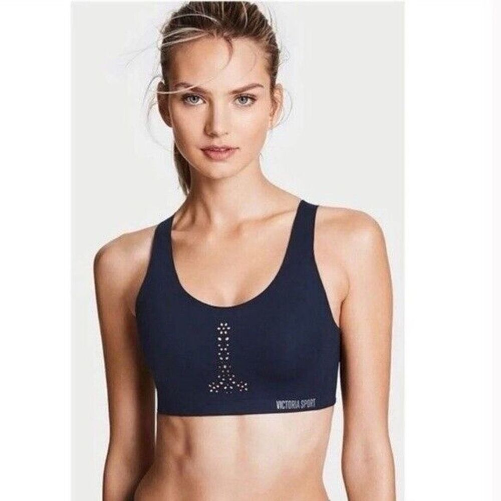 ✨Victoria's Secret Sport Angel Max Navy 36C Sport Bra✨